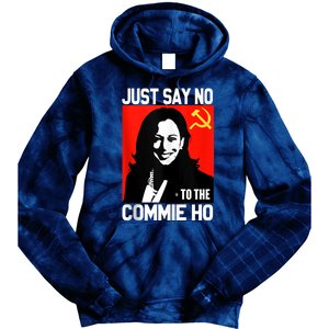 Just Say No To The Commie Ho Kamala Tie Dye Hoodie