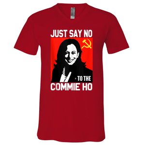 Just Say No To The Commie Ho Kamala V-Neck T-Shirt