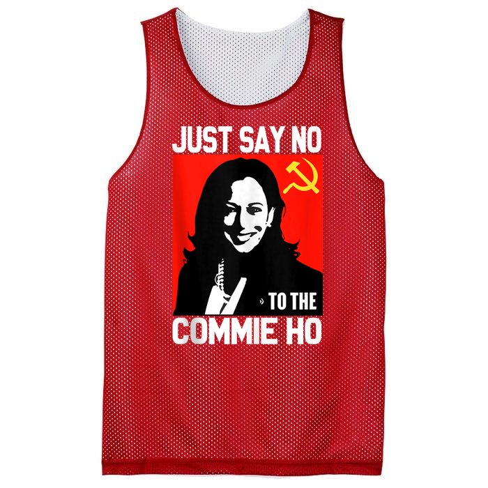 Just Say No To The Commie Ho Kamala Mesh Reversible Basketball Jersey Tank