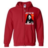 Just Say No To The Commie Ho Kamala Full Zip Hoodie