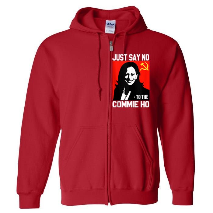 Just Say No To The Commie Ho Kamala Full Zip Hoodie