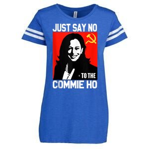 Just Say No To The Commie Ho Kamala Enza Ladies Jersey Football T-Shirt