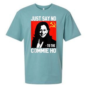 Just Say No To The Commie Ho Kamala Sueded Cloud Jersey T-Shirt