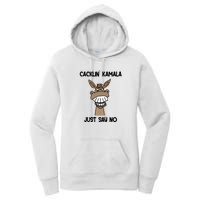 Just Say No Cacklin Kamala Donkey Funny Women's Pullover Hoodie