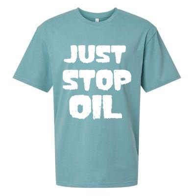 Just Stop Oil Sueded Cloud Jersey T-Shirt