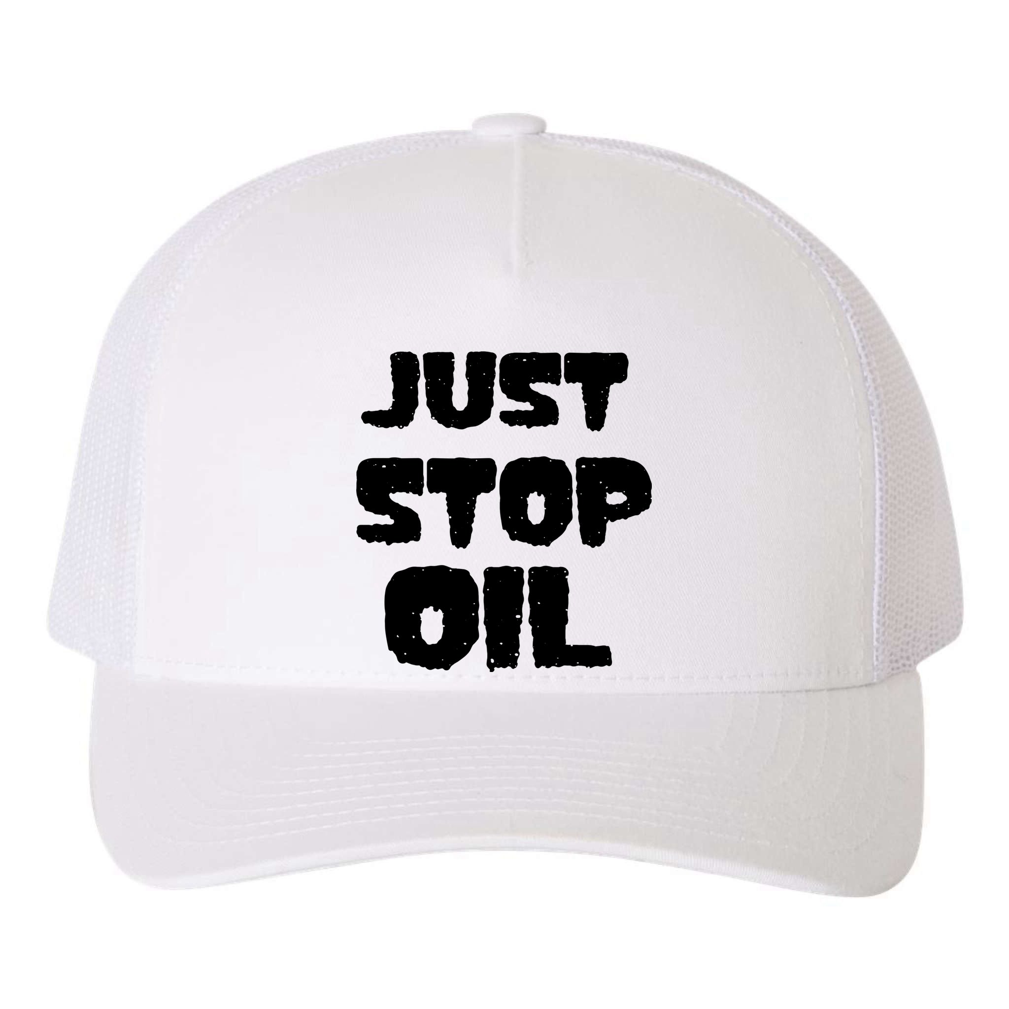 Just Stop Oil Yupoong Adult 5-Panel Trucker Hat