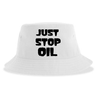 Just Stop Oil Sustainable Bucket Hat