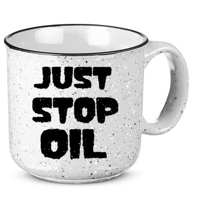 Just Stop Oil 15oz Campfire Ceramic Mug