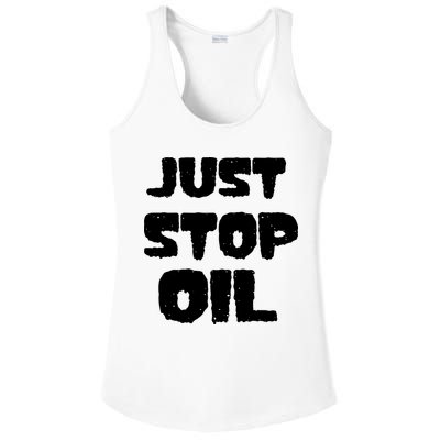 Just Stop Oil Ladies PosiCharge Competitor Racerback Tank