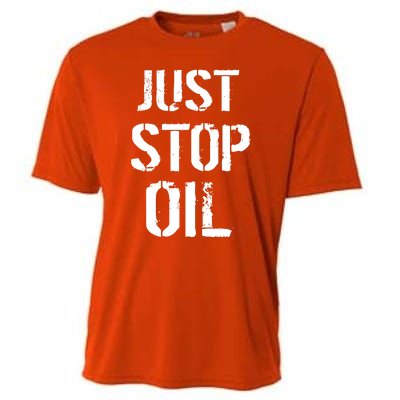 Just Stop Oil Climate Crisis Cooling Performance Crew T-Shirt