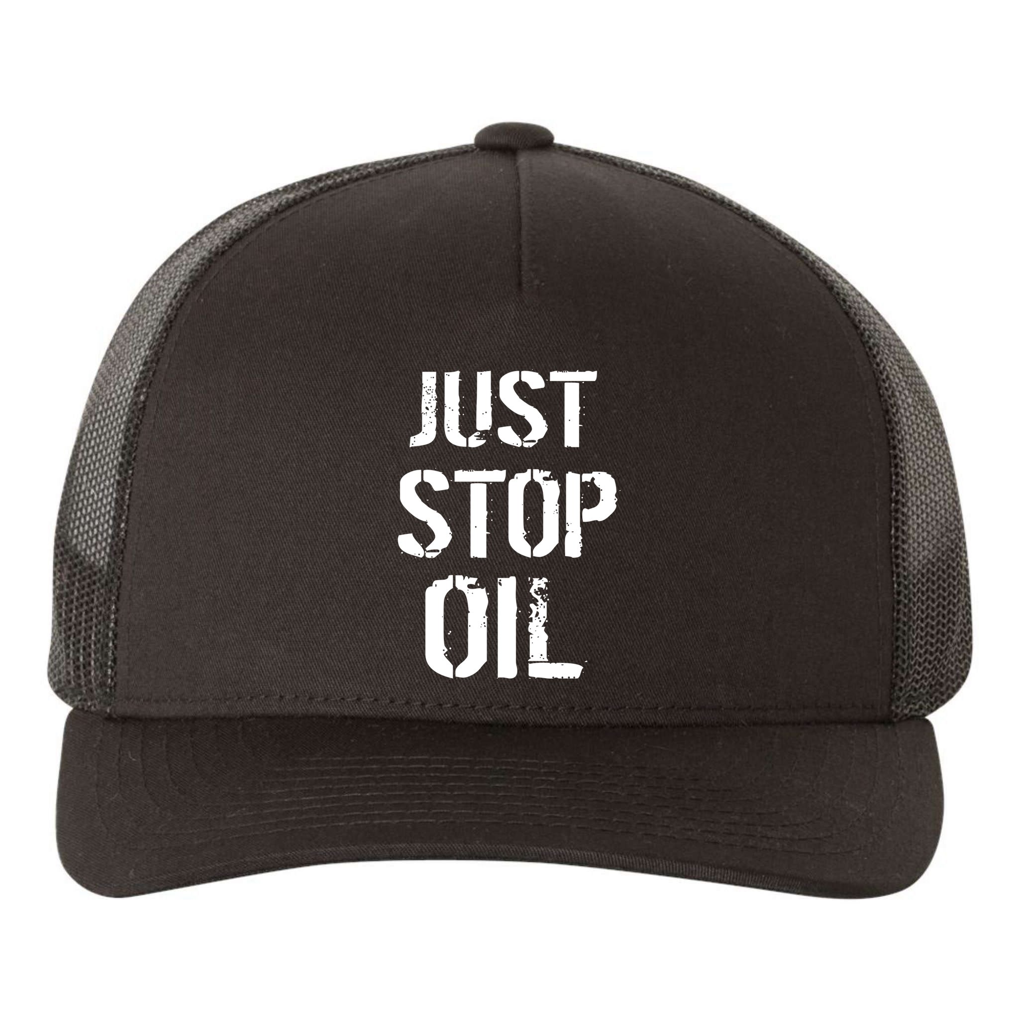 Just Stop Oil Climate Crisis Yupoong Adult 5-Panel Trucker Hat