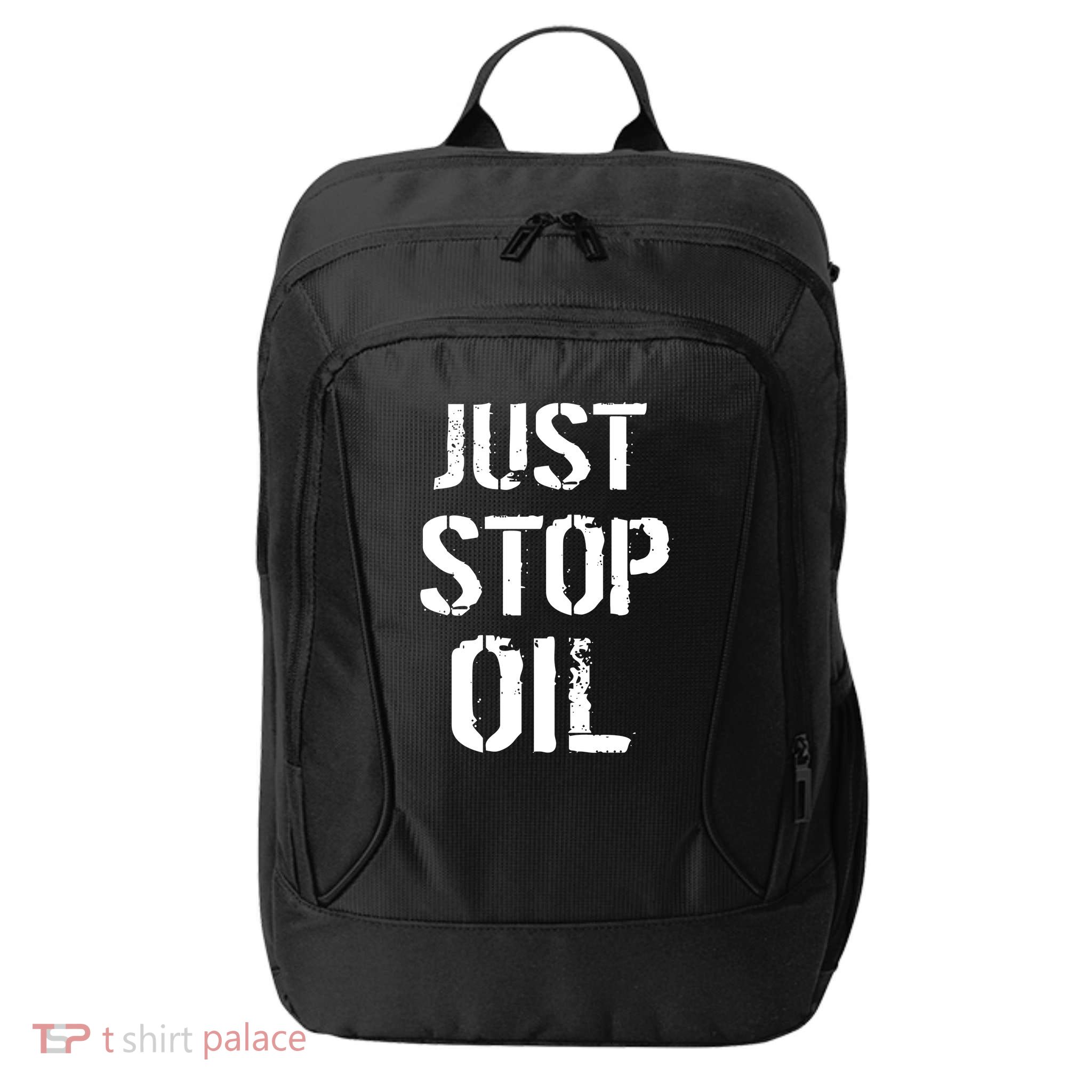Just Stop Oil Climate Crisis City Backpack