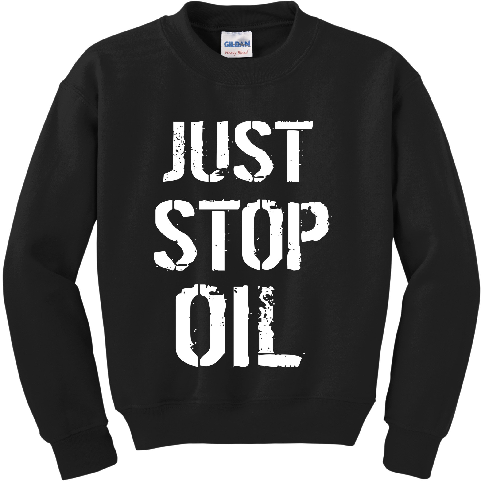 Just Stop Oil Climate Crisis Kids Sweatshirt