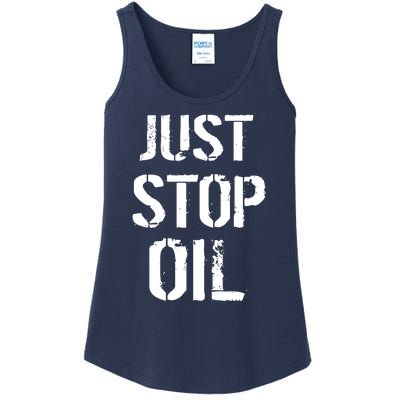 Just Stop Oil Climate Crisis Ladies Essential Tank