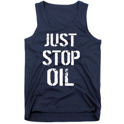 Just Stop Oil Climate Crisis Tank Top