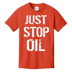 Just Stop Oil Climate Crisis Kids T-Shirt