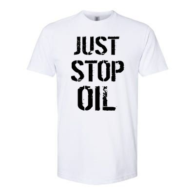 Just Stop Oil Climate Crisis Softstyle® CVC T-Shirt