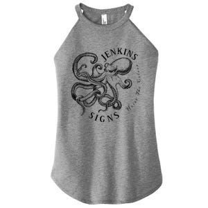 Jenkins Signs Octopus Premium Women's Perfect Tri Rocker Tank