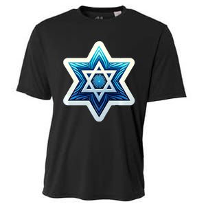 Jewish Star Of David Israel Religious Torah Hebrew Faith Cooling Performance Crew T-Shirt