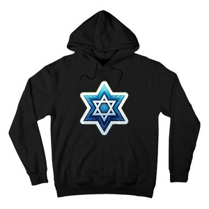 Jewish Star Of David Israel Religious Torah Hebrew Faith Hoodie