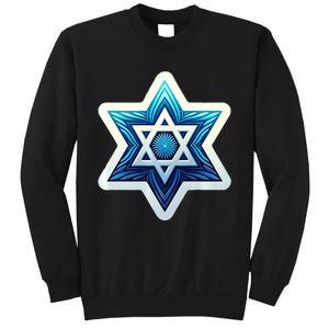 Jewish Star Of David Israel Religious Torah Hebrew Faith Sweatshirt