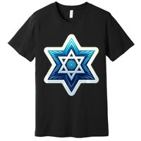 Jewish Star Of David Israel Religious Torah Hebrew Faith Premium T-Shirt