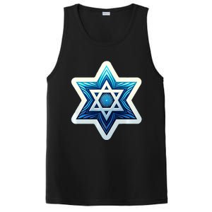 Jewish Star Of David Israel Religious Torah Hebrew Faith PosiCharge Competitor Tank