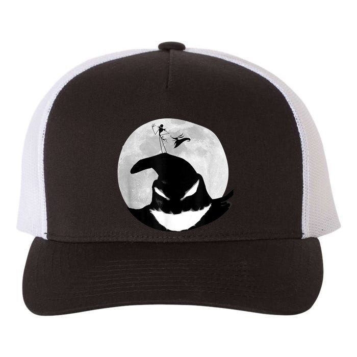 Jack Skellington Oogie Boogie Moon Yupoong Adult 5-Panel Trucker Hat