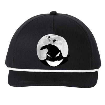 Jack Skellington Oogie Boogie Moon Snapback Five-Panel Rope Hat