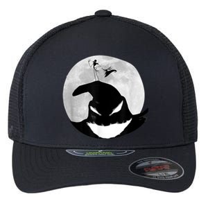 Jack Skellington Oogie Boogie Moon Flexfit Unipanel Trucker Cap