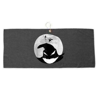 Jack Skellington Oogie Boogie Moon Large Microfiber Waffle Golf Towel