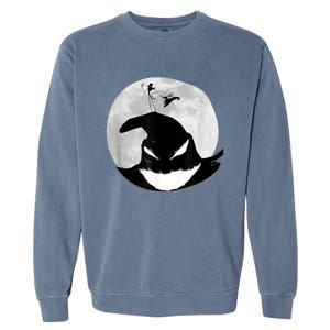 Jack Skellington Oogie Boogie Moon Garment-Dyed Sweatshirt