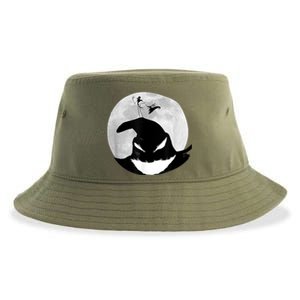 Jack Skellington Oogie Boogie Moon Sustainable Bucket Hat