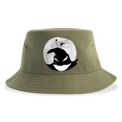 Jack Skellington Oogie Boogie Moon Sustainable Bucket Hat