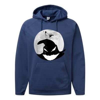 Jack Skellington Oogie Boogie Moon Performance Fleece Hoodie