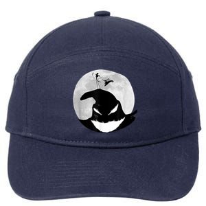 Jack Skellington Oogie Boogie Moon 7-Panel Snapback Hat