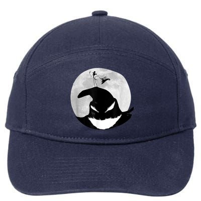 Jack Skellington Oogie Boogie Moon 7-Panel Snapback Hat