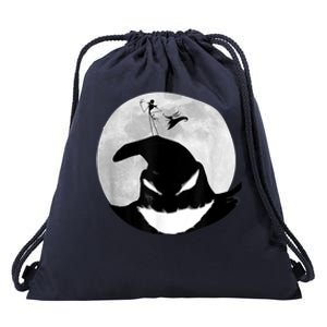 Jack Skellington Oogie Boogie Moon Drawstring Bag