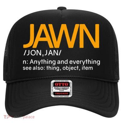 Jawn Slang Philadelphia High Crown Mesh Back Trucker Hat