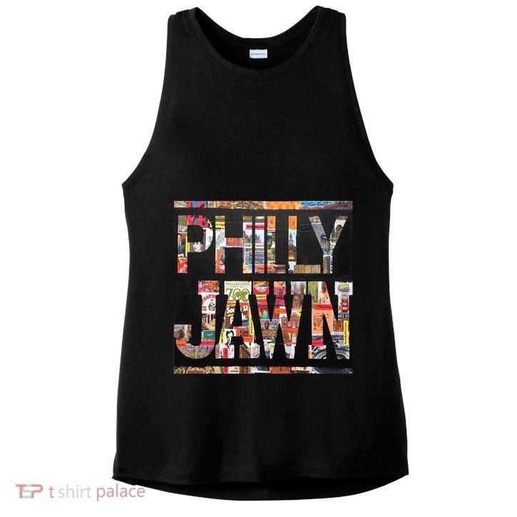 Jawn Slang Philadelphia Hometown Ladies PosiCharge Tri-Blend Wicking Tank