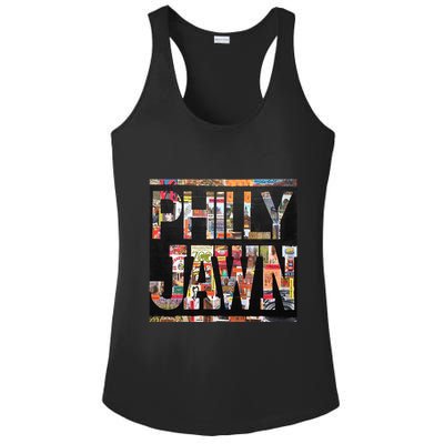 Jawn Slang Philadelphia Hometown Ladies PosiCharge Competitor Racerback Tank