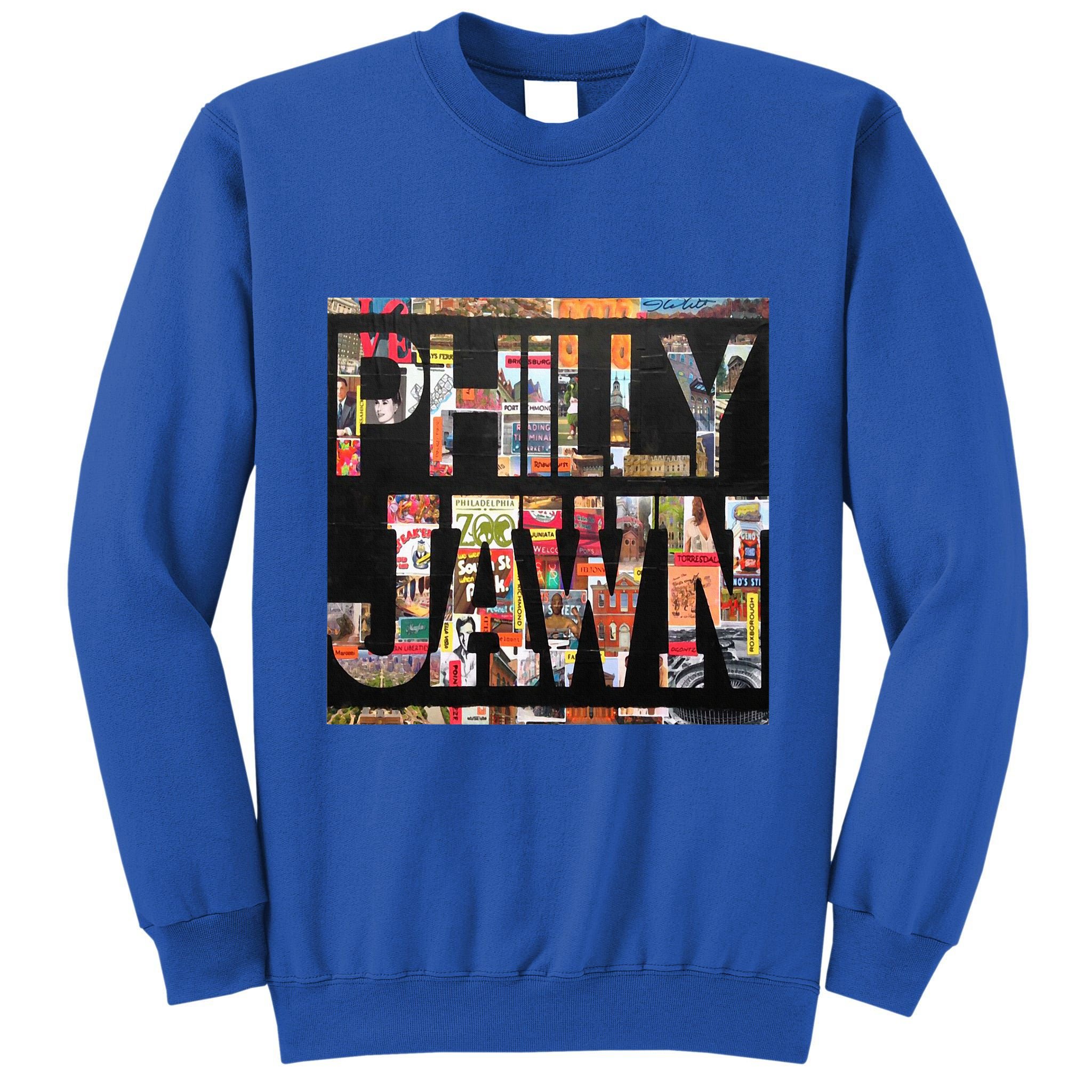 Jawn Slang Philadelphia Hometown Tall Sweatshirt