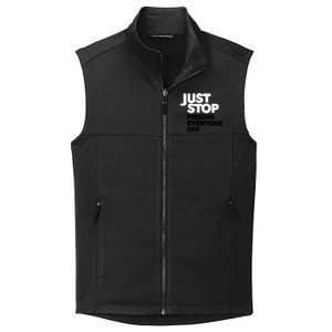 Just Stop Pissing Everyone Off Collective Smooth Fleece Vest