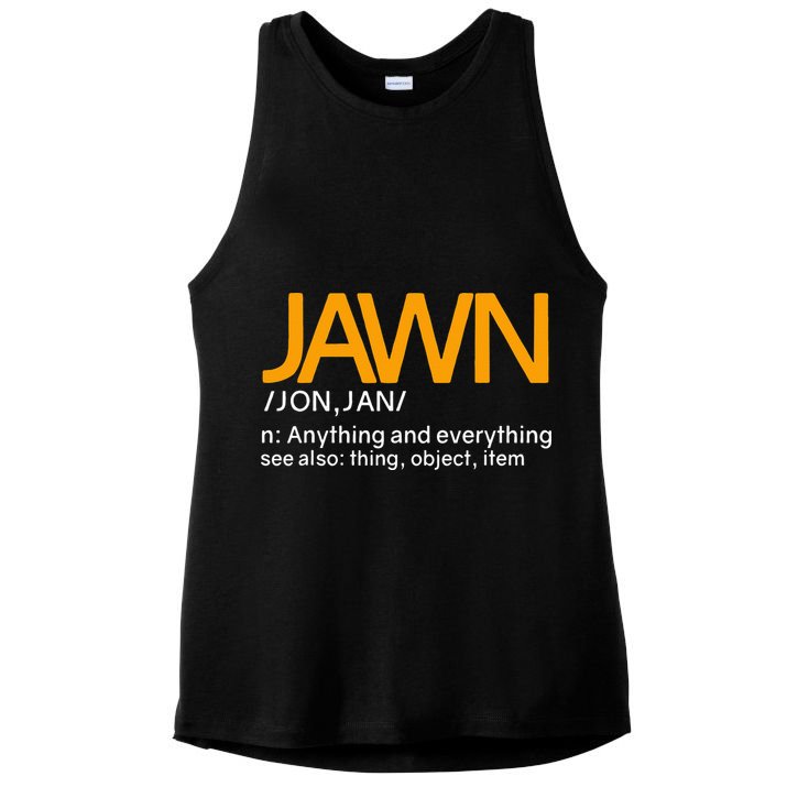 Jawn Slang Philadelphia Ladies PosiCharge Tri-Blend Wicking Tank