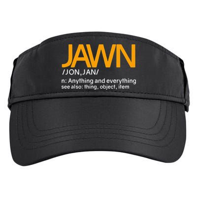 Jawn Slang Philadelphia Adult Drive Performance Visor