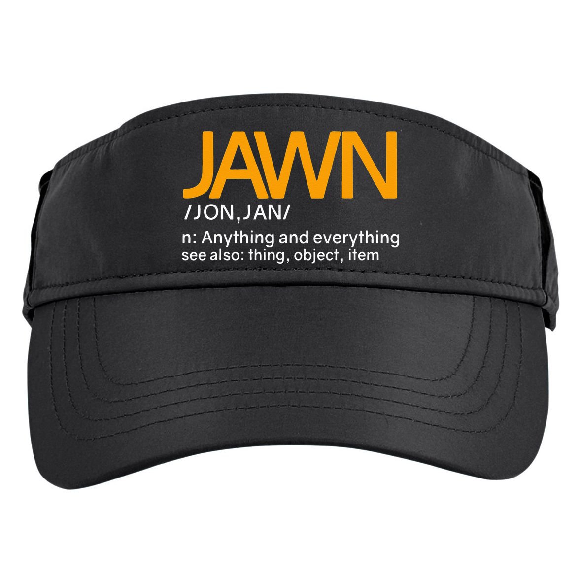 Jawn Slang Philadelphia Adult Drive Performance Visor
