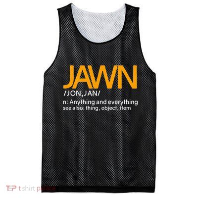 Jawn Slang Philadelphia Mesh Reversible Basketball Jersey Tank
