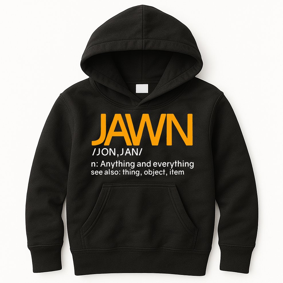 Jawn Slang Philadelphia Kids Hoodie