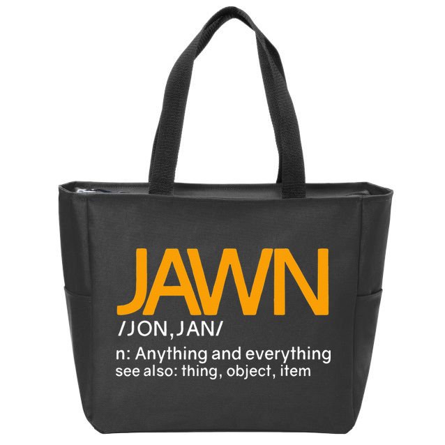 Jawn Slang Philadelphia Zip Tote Bag
