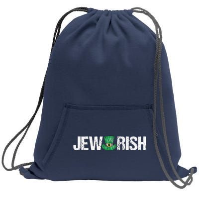 Jewish St. Patricks Day Funny Jewrish Drinking Sweatshirt Cinch Pack Bag